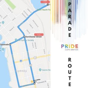 2023 CB Pride Parade Route