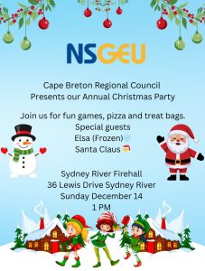 Cape Breton 2025 Christmas Party
